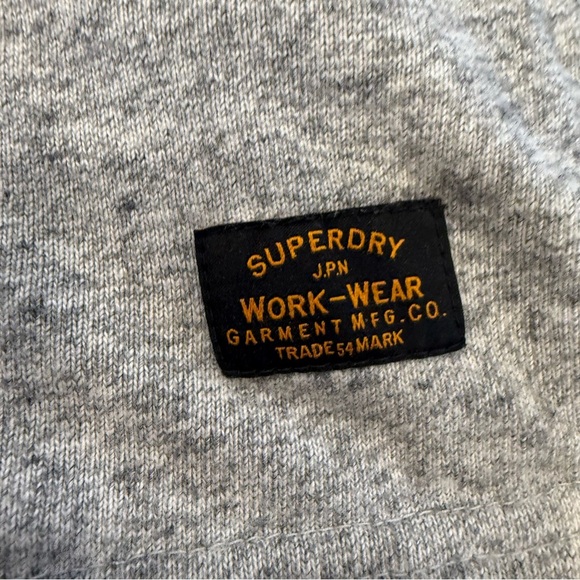 Superdry Men’s Heavy Cotton Henley Shirt 3 Button Sz US 2XL (Runs Small) - Picture 11 of 12